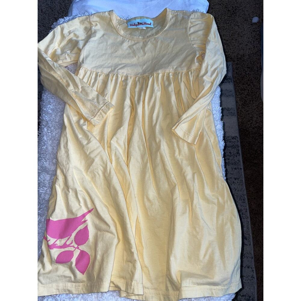 Haley and the Hound sz. 10 yellow bird dress. Exc. condition. Adorable